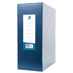 INFORMAT Короб архивный Lite, бумвинил, 100 мм, синий