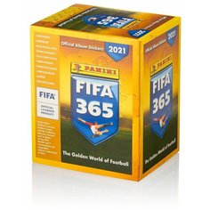 Наклейки Бокс с наклейками 50 пакетиков Panini FIFA 365 2021