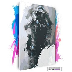 Картина по номерам на холсте Tom Clancys Rainbow Six Siege - Док, 70 х 100 см Красиво Красим