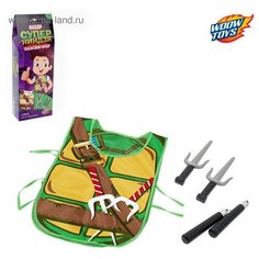 WOOW TOYS Игровой набор для мальчиков «Ниндзя»: жилетка, нунчаки, клинки