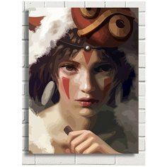 Картина по номерам аниме Принцесса Мононоке - 6677 В 30x40
