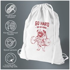 Сумка для обуви CoolPodarok Go hard собака