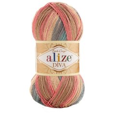 Пряжа для вязания ALIZE Diva batik 100гр. 350м. (100% микрофибра) ТУ (7399 секционный), 5 мотков