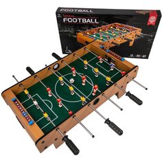 Спортивная игра детский настольный мини футбол Кикер Foosball на ножках, 18 фигурок футболистов, 2 мяча, размер поля 59,5 х 35 см, подарок для детей Tabletop