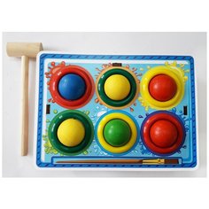 Стучалка цветная "Краски" Woodland