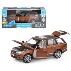 Машина "автопанорама" Range Rover, оранжевый, 1/26, свет, звук, в/к 24,5*12,5*10,5 см