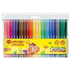 Фломастеры 24 цвета "Каляка-Маляка", вентилируемый колпачок