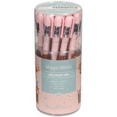 Ручка шариковая BrunoVisconti, 0.5 мм, синий, MagicWrite «FOREST DREAM. Олененок на пеньке», Арт. 20-0240/29