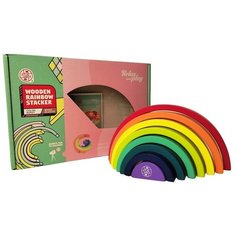 Развивающая игрушка "Радуга" 8 дет. (дерево) арт. MT7639 Нескучные игры