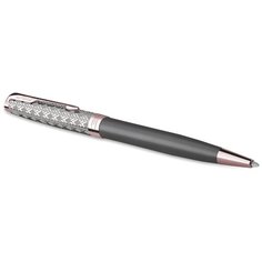 Ручка шариковая Parker Sonnet Premium K537 2119791 Metal Grey PGT M черные чернила подар. кор.