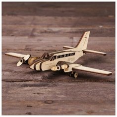 Деревянный конструктор. Cборная модель Самолет. CESSNA Altair