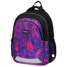 Berlingo рюкзак Bliss Flora neon, фиолетовый/черный