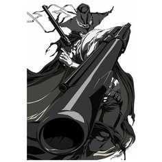 Картина по номерам на холсте Аниме Афросамурай Кума - 7964 В 60x40