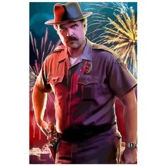 Картина по номерам на холсте Сериал Очень Странные Дела 5219 40x60