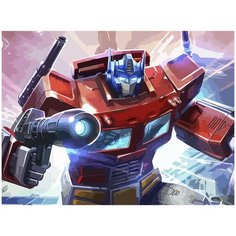 Картина по номерам на холсте трансформеры - 764