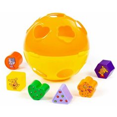 Игрушка развивающая "Оранжевая корова" "Шар" (в сеточке) Cavallino