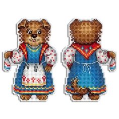 Набор для вышивания Жар-Птица "Собака Жучка", 11x8 см