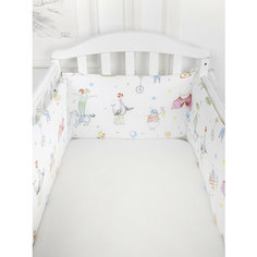Бортик в детскую кроватку 120х35-2 шт; 60х35-2шт,/ Бортики в кроватку для новорожденных/Бортики в кроватку/Бортик на кровать защитный СПОКИ НОКИ
