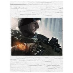 Картина по номерам на холсте игра Tom Clancys Division (PS, Xbox, PC, Switch) - 11009 Г 30x40