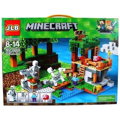 Конструктор JLB Minecraft 3D89 Нападение армии скелетов, 504 дет.