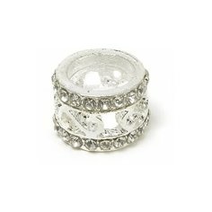 Бусины металлические Tesoro арт. TS. XH601.02 цв.2 серебро 10 мм, in 7 мм