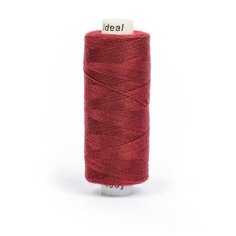 Нитки бытовые IDEAL 40/2 366м 100% п/э, цв.184 бордовый