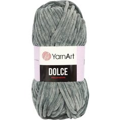 Пряжа для вязания YarnArt Dolce 100гр 120м (100% микрополиэстер) (760 серый), 5 мотков