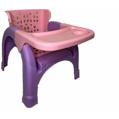 Детский комплект столик-стульчик для кормления Oem