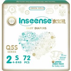 Inseense подгузники Q5S S (4-8 кг), 72 шт.