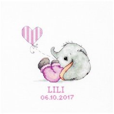 Набор для вышивания «Baby Girl», 14x15,5 см, Luca-S