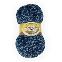 Пряжа ADELIA "NELLY" 5 шт. в упак. т. синий (NELLY-14)