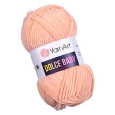 Пряжа YarnArt Dolce baby, 50 г, 85 м, 1 шт., 773 персик