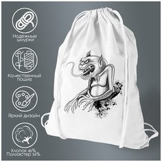 Сумка для обуви CoolPodarok Чудовище с длинным языком