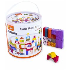 Конструктор блочный, 100 деталей, арт. Viga