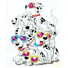 Картина по номерам 101 далматинец 40х50 см 000 Art Hobby Home