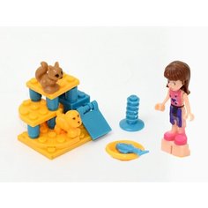 Питомцы на прогулке - конструктор для девочек, 31 деталь Toysa
