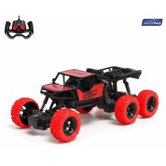 Машинка Джип радиоуправляемый, 1:18, работает от аккумулятора, цвет красный Enkara