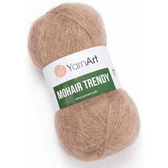 Пряжа Yarnart Mohair Trendy бежевый (116), 50%мохер/50%акрил, 220м, 100г, 1шт