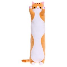 Мягкая игрушка Maxitoys кот Батон, 90 см, рыжий/белый