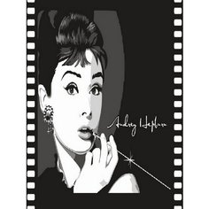 Картина по номерам Одри Хепберн 40х50 см Hobby Home