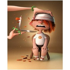 Картина по номерам Стрижка только началась 40х50 см 000 Art Hobby Home