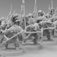 Игровые фигурки Гоблины (GOBBOZ) 40шт. (Goblins - Warhammer, DnD, Вархаммер) Нет бренда