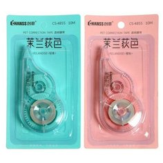 Корректор-лента, 10 м х 5 мм, блистер, европодвес, корпус микс Нет бренда