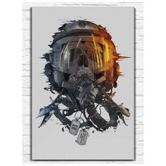 Картина по номерам на холсте игра Battlefield 3 (PS, Xbox, PC, Switch) - 9691 В 60x40