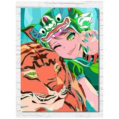 Картина по номерам на холсте игра Fortnite - 11361 В 30x40