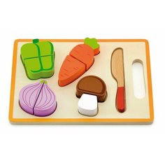 Развивающие игрушки из дерева VigaToys, Набор "Режем овощи" (6 предметов)