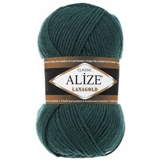 Пряжа Alize Lanagold (Ланаголд) - 1 шт Цвет: 426 петроль 49% шерсть, 51% акрил 100г 240м