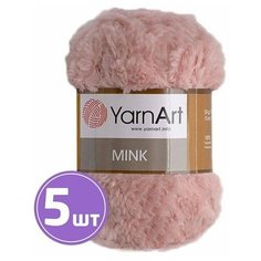 Пряжа YarnArt Mink (341), пыльная роза, 5 шт. по 50 г