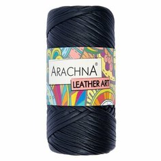 Пряжа LEATHER ART 100% микрополиэстер 4 шт. х 160 г 50 м цв. №05 т. синий (LEATHER ART-№05 т. синий) Arachna