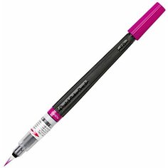 Кисть с краской Colour Brush, 1-10 мм, 5 мл, цвет: пурпурный, Pentel